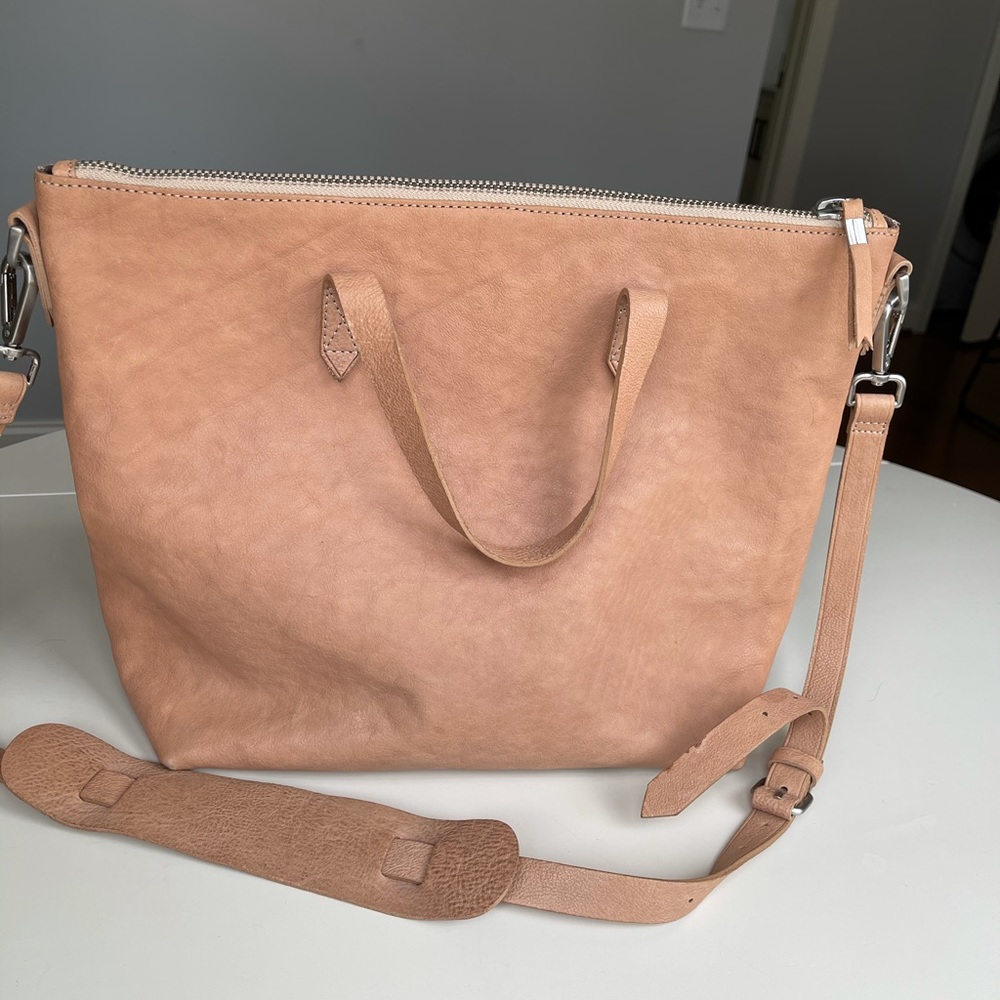 Tan Zip Top Madewell Bag